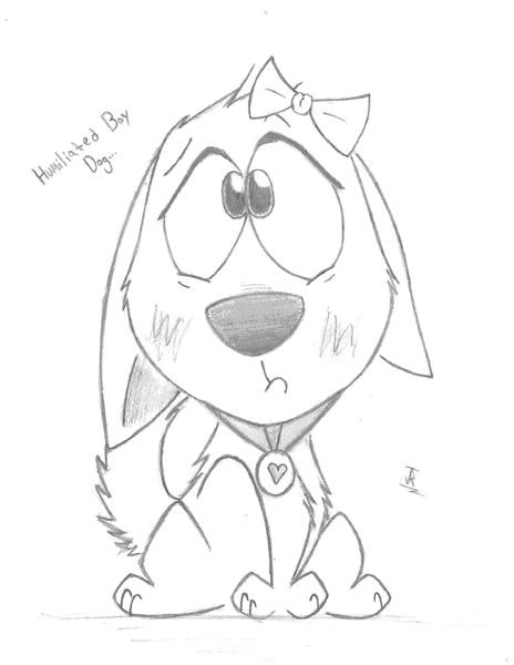 Humiliated_Boy_Dog_Drawing_by_suzuki37rider
