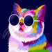 illustration-colorful-cat-with-pop-art-style_373096-980