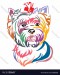 colorful-decorative-portrait-of-dog-yorkshire-vector-21265253