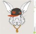 poster-image-rabbit-portrait-hip-hop-hat-vector-illustration-62976215