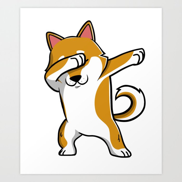 funny-shiba-inu-dabbing-prints